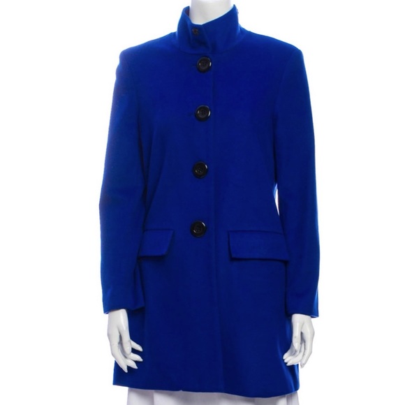 Alice & Olivia ‼️ SALE‼️ sapphire blue wool cashmere coat - Picture 4 of 17